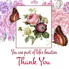 GIFT TAG Thank You Beauties